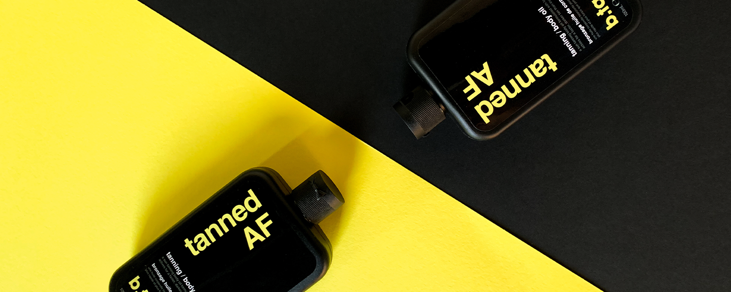 tanned AF body + tanning oil