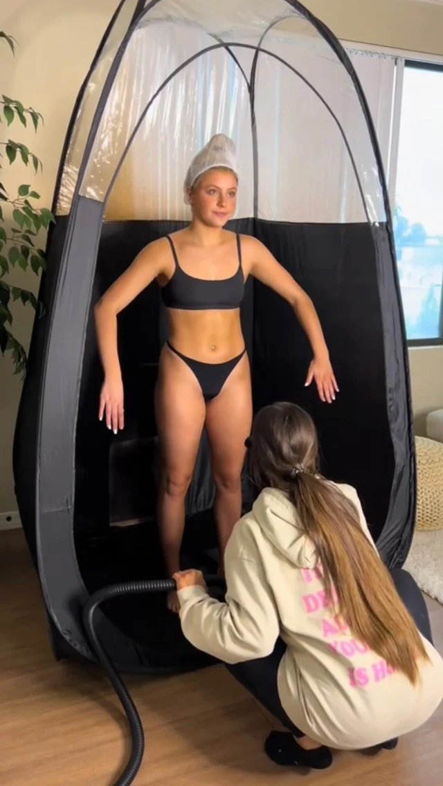 Sometimes all you need is a spray tan 😉🔥